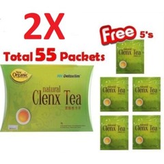 2X 50 Sachets Inside Box NH Detoxlim Natural Clenx Tea (Free 10s) Fast Shipping