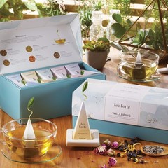 Premium Tea Gift Set – 20 Count Assorted Blends, Individually Wrapped Pyramid In