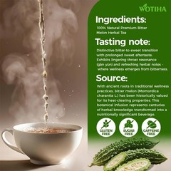 Natural Bitter Melon tea bags 120g. 60 Tea Bags,Natural Healthy Herbal Tea.No…