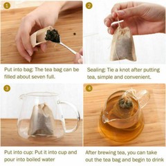 10-5000pcs Tea Bag Disposable Drawstring Empty Teabag Herb Loose Tea Filter LOT