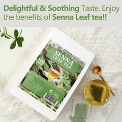 100 Count Senna Tea Bags – 100% Natural & Caffeine-Free Wellness