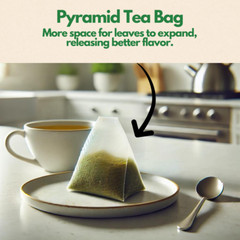 Organic Milk Thistle Seed Tea Bags – 100 Count (Plant-Based Pyramid Tea Bags)
