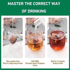 30pcs Ginseng six treasure tea, Kidney tea, liver tea, red date kidney health~US