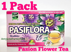 Plasifora Tea Herbal 25 bags TE de PASIFLORA Passion Flower Tea Free Shipping