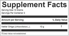 Hanan Peruvian Secrets Ortiga| 100% Natural Nettle | 1.06oz / 30g |Naturally Aid