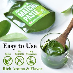 Japanese Pure Matcha Paste, Handy for Baking and Cooking, Easy to Add Matcha …
