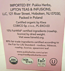 PUKKA Morning Berrty Tea, Organic, Caffeine Free, BB 3/28, Lot of 70 Bags