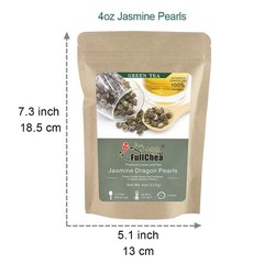 Jasmine Pearl Tea Jasmine Dragon Pearls Loose Leaf Green Tea Jasmine Gree…