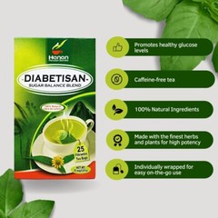 Deabetisan Herbal Tea -100% Natural Sugar Balance Tea Blend 100 Teabags from Per
