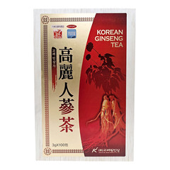 100 Tea bags, Korean Ginseng Tea Sealed in Wooden Case, Free Shipping, US Seller