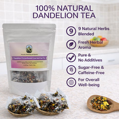 VitalsHerb Spring Sale Blend – Dandelion & Wolfberry Tea 120g (12 Bags)