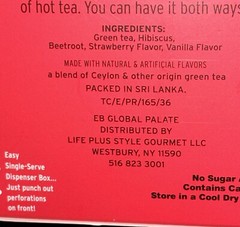 TEA CENTRAL COLD BREW STRAWBERRY 🍓 VANILLA GREEN TEA 2 Boxes= 50 Bags BB:2027