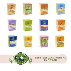 Herbal Cup Ayurveda Maca Tea, Organic Ashwagandha, No 16 Count (Pack of 1)