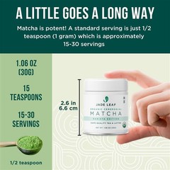 Organic Barista Blend Ceremonial Grade Matcha Green Tea Powder – 100% Pure Ja…