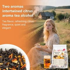 120g Tangerine Peel Puerh Ripe Tea Orange Peel Cooked Pu’er Tea