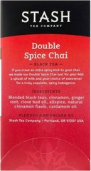 Stash Double Spice Chai Black Tea – 18 tea bags