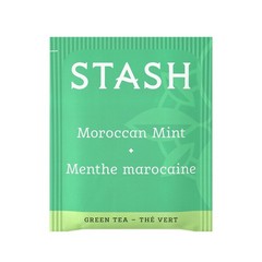 Stash Tea Moroccan Mint Green Tea, Box of 100 Tea Bags (Packaging May Vary)