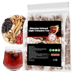 Ginseng Five Treasure Tea – Kidney Support, Red Date Herbal Blend 30-150 bags