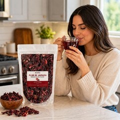 Hibiscus Tea 1lb Dried Hibiscus Flower (16oz) perfect for Hibiscus Tea loose lea