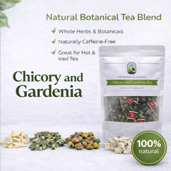 Chicory and Gardenia Herbal Tea Liver, Kidney and Detox Cleaning Support 30 Bags