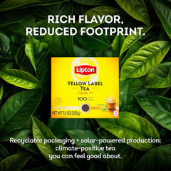 Lipton Yellow Label International Blend | Lipton Tea Bags |Black Tea| Premium Qu