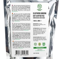 Siberian Ginseng Dried Root Powder 200g (7.06 oz) Eleuthero Tea Cut & Sifted
