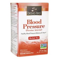 Bravo Tea Blood Pressure Herbal Tea 20 pckts Each (Pack of 6)