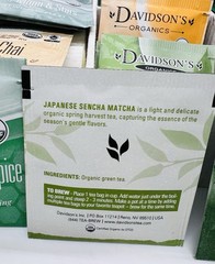 Davidson’s Organics Unwrapped Tea Bags 60 Count Variety LOT Classic Chai Honey