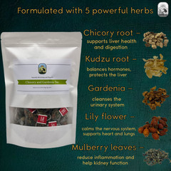 Winter SALE Chicory And Gardenia Tea Relax Tea Herbal Tea Body Support