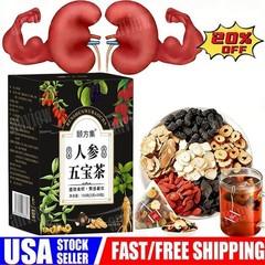 1box/30pcs Ginseng six treasure tea ,Kidney tea,liver tea,red date kidney health