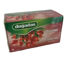 Dogadan Rosehip Fruit (Kusburnu)Tea 20 Tea Bags New