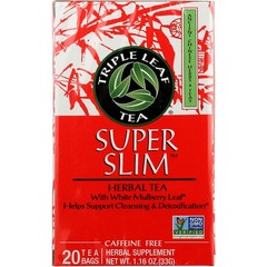 Triple Leaf Tea Super Slim Herbal 20 Bags Detox Rice Seeds 3 Pack