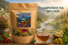 Natural Wellness Herbal Tea 120g Carpathian Loose Leaf Herbal Blend