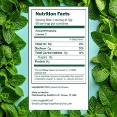 Peppermint & Chamomile Tea Bundle – 120 bags (60 in each pack), USA seller