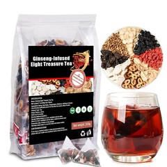 Ginseng-infused Eight Treasure Tea Kidney Ginseng Wolfberry Mulberry Health