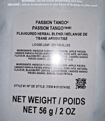 🌈 ❤️‍🔥 NEW! 2 OZ TEAVANA PASSION TANGO FACTORY SEALED TEA BAG! 🌈 RARE! HTF!