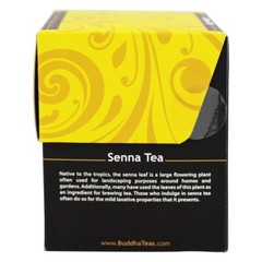 Buddha Teas 100% Organic Herbal Senna Tea, 18 Tea Bags