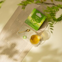 Pure Green Tea 100 Tagged Teabags 100 Count Quality Chinese Green Tea