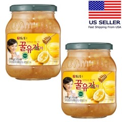 DAMTUH Honey Korean Citron Tea – 1.7lbs x 2 Bottles, Marmalade, Preserve, Citrus