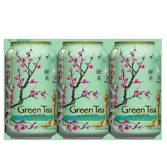 Arizona Green Tea with Ginseng and Honey, 11.5 Fl Oz Cans (12-Pack)