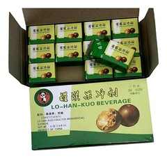 Lo Han Kuo Beverage 1 box = 12 Small boxes (6 oz), New Sealed Box
