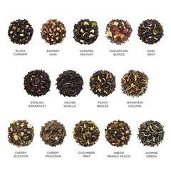 Single Steeps Loose Leaf Tea Sampler, Assorted Variety Tea Box, 15 Single Ser…