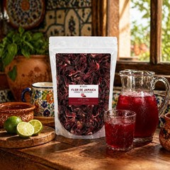 Hibiscus Tea 1lb Dried Hibiscus Flower (16oz) perfect for Hibiscus Tea loose lea