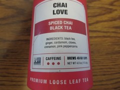 1 Tiesta Tea Chai Love 4oz Spiced Chai Black Loose Leaf Energizer EXP 2/2028