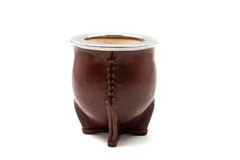 Mate Gourd Leather Mate Cup Yerba Mate Argentinian Mate Torpedo Calebasse Mate