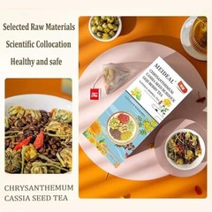 Chrysanthemum Cassia Seed & Burdock Goji Berry Tea, Liver Cleanse & Detox Herbal