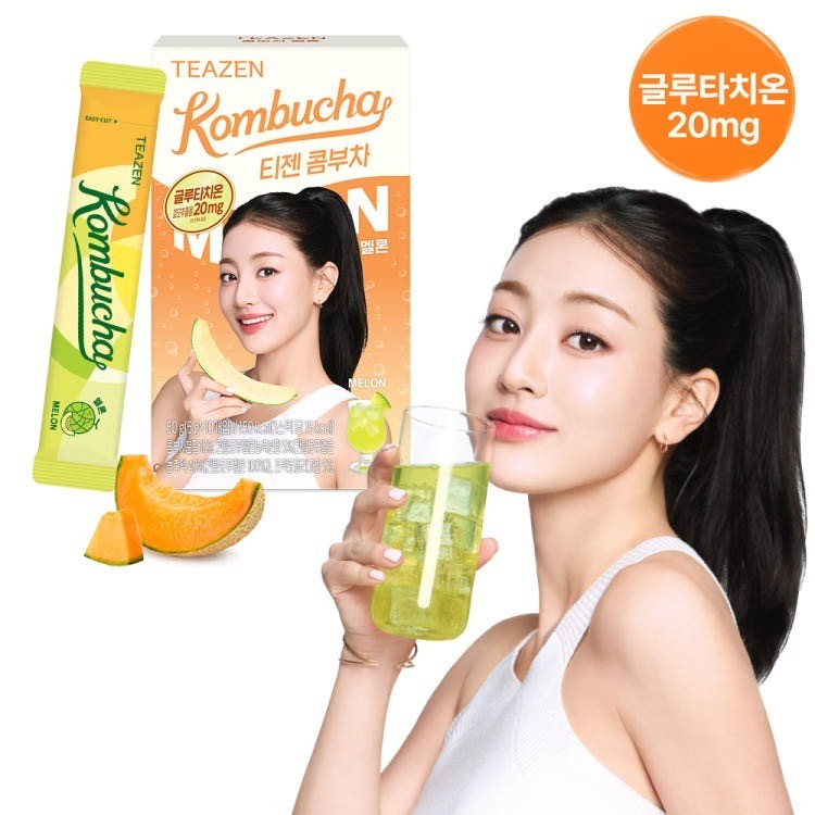 TEAZEN x TWICE Kombucha (10 Sticks) Melon/Plum