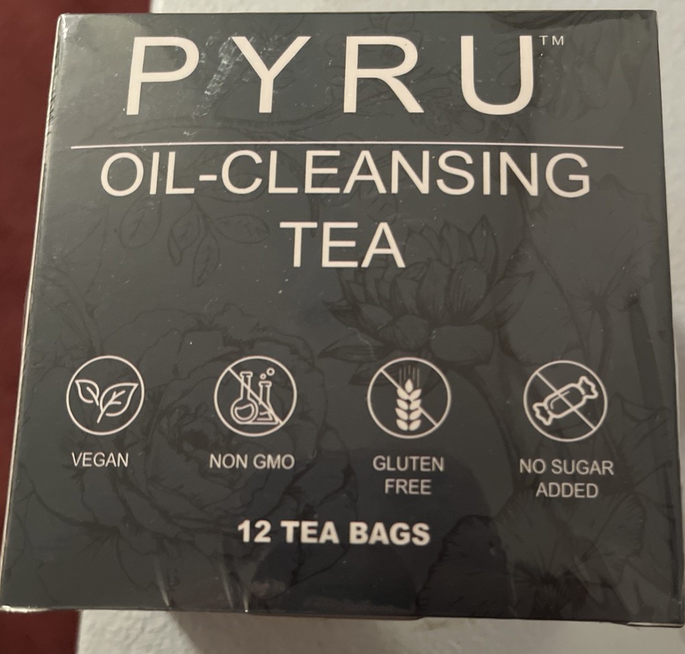 Pyru Oil Cleansing Tea – Herbal Cleansing Tea – Liver Detox Lowering – Sealed