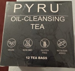 Pyru Oil Cleansing Tea – Herbal Cleansing Tea – Liver Detox Lowering – Sealed