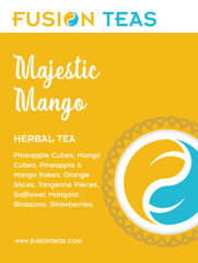 Majestic Mango Herbal Fruit Tea – Loose Leaf Tisane – Fusion Teas